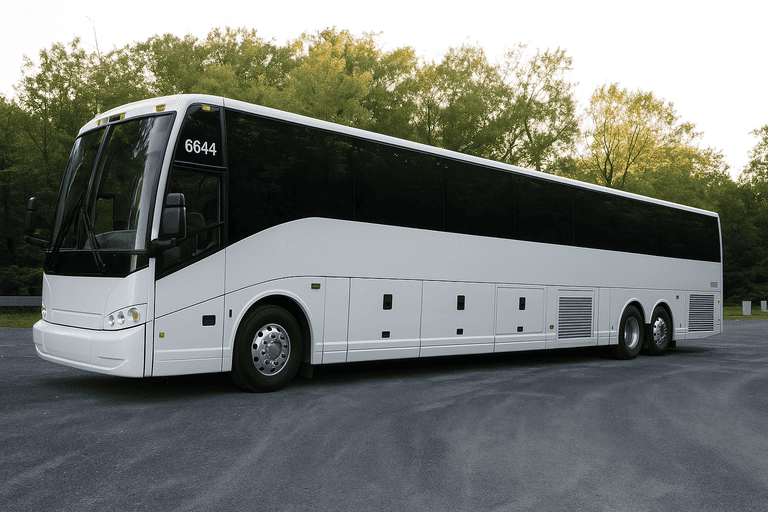 exterior of Danbury Coach Bus Service coach bus