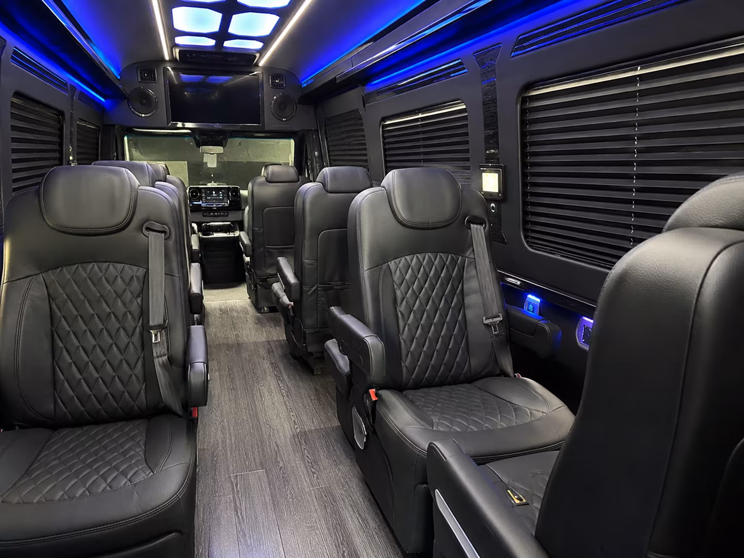 danbury long distance transportation onboard seating