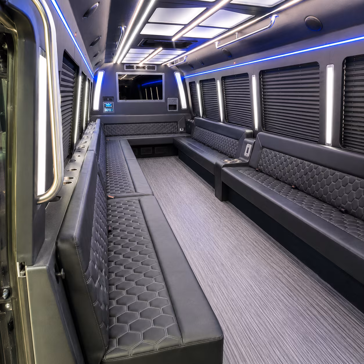 danbury party bus inside