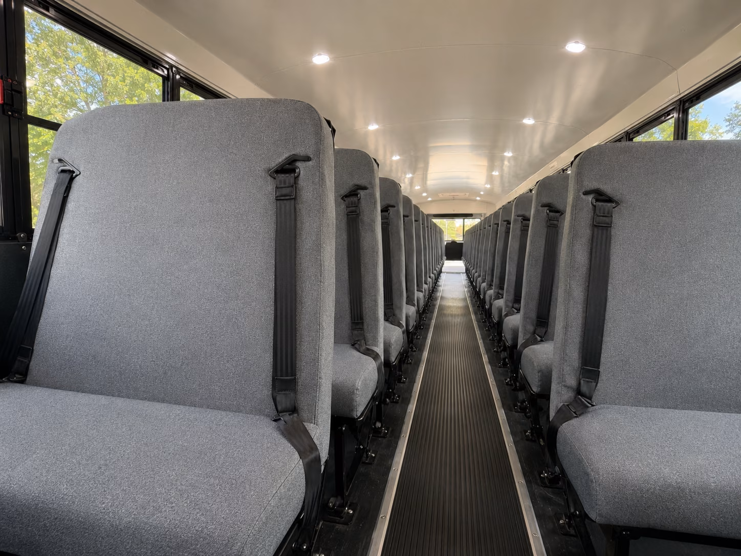 danbury school bus inside