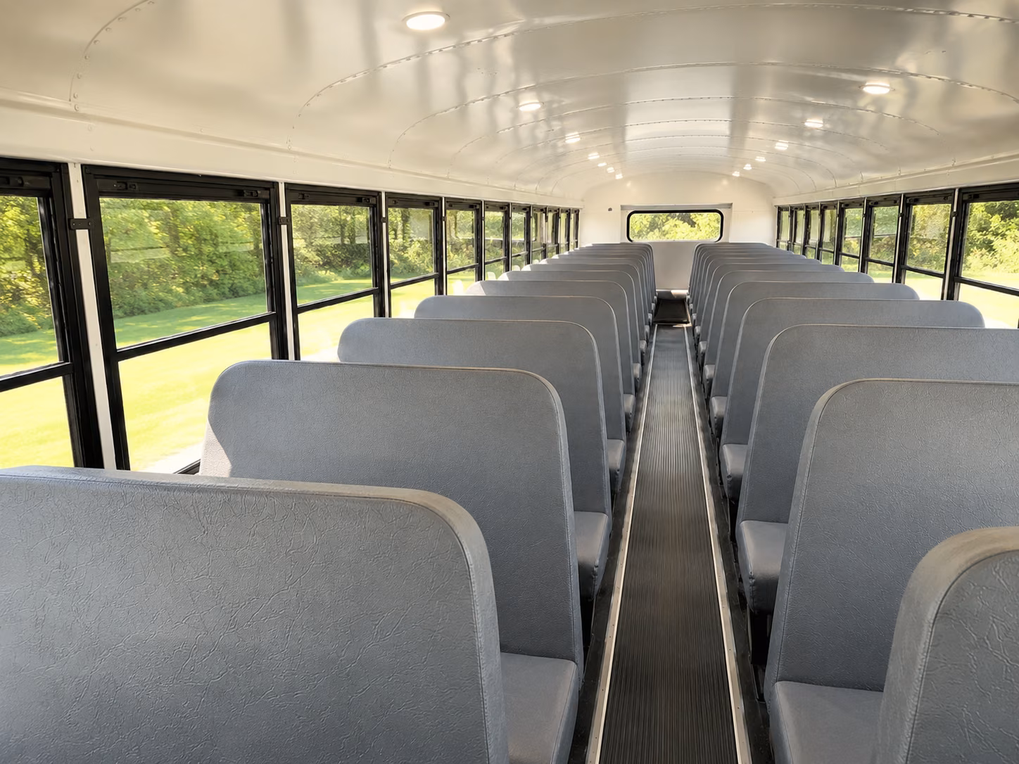 danbury school bus interior