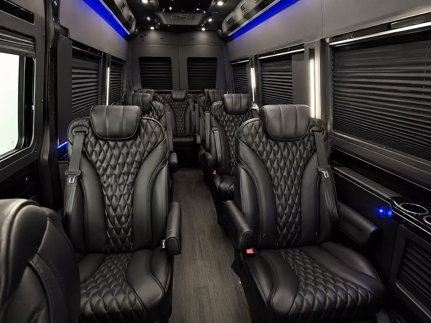 danbury sprinter van with driver inside
