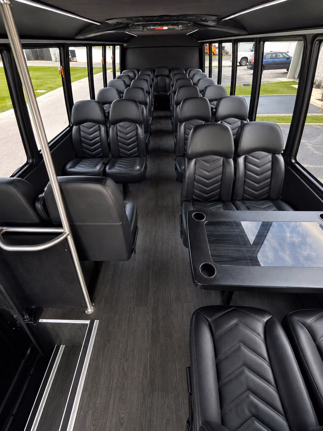 danbury wedding transportation onboard seating