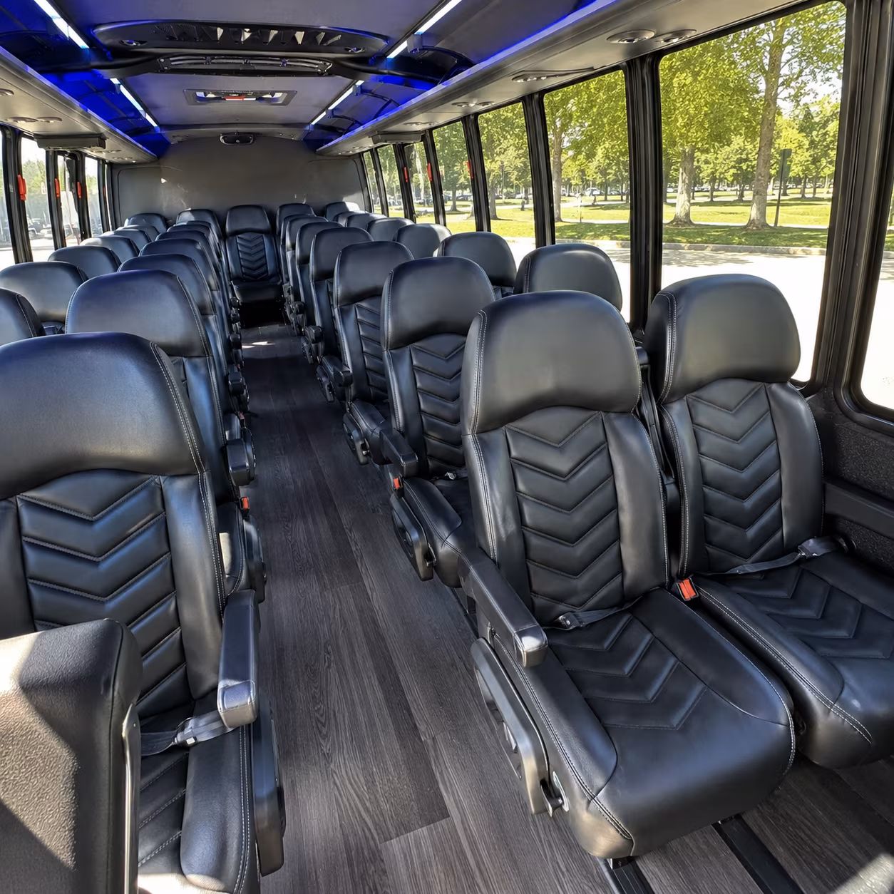 does the day of the week or the date change what a bus rental costs in danbury