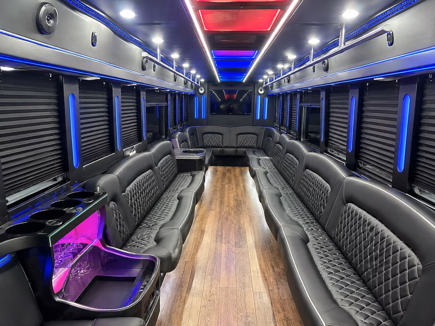 night on town party bus rental