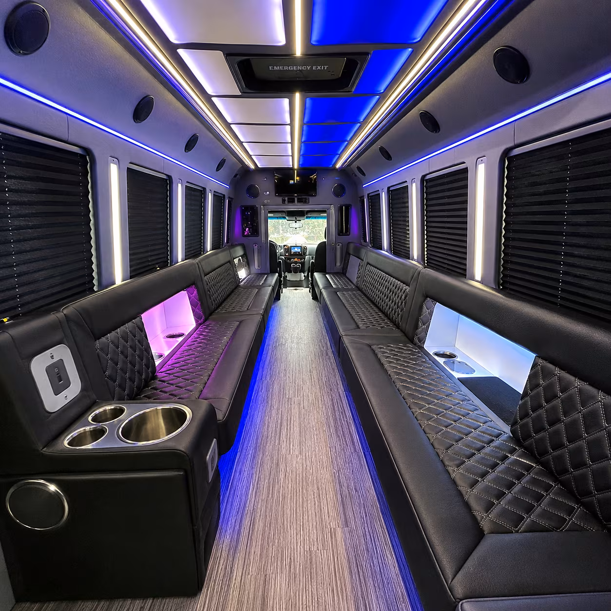 party bus rentals for danbury area proms at amber room colonnade and beyond